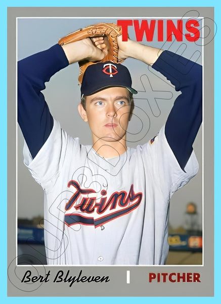 Bert Blyleven 1970 Topps Custom Card - 4551