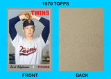 Bert Blyleven 1970 Topps Custom Card - 4551