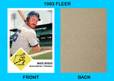 Wade Boggs 1963 Fleer Custom Card - 4314