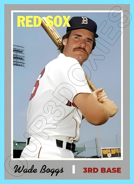 Wade Boggs 1970 Topps Custom Card - 4552