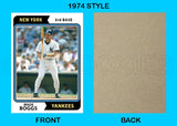 Wade Boggs 1974 Topps Custom Card - 4801
