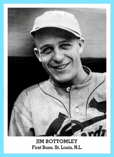 Jim Bottomley 1947 Tip Top Bread Custom Card - 3812