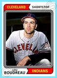 Lou Boudreau 1974 Topps Custom Card - 4802