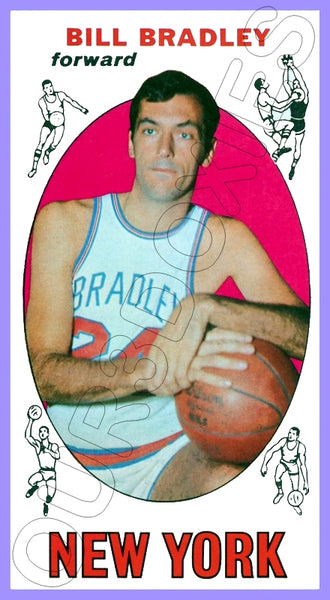 Bill Bradley 1969 Topps Tall Boy Reproduction Card - 4543