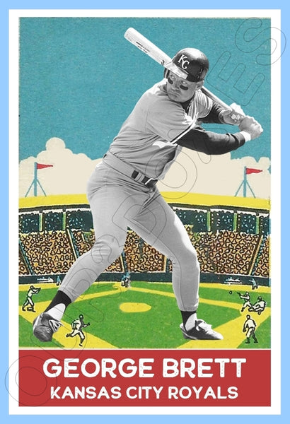 George Brett 1933 DeLong Custom Card - 4619