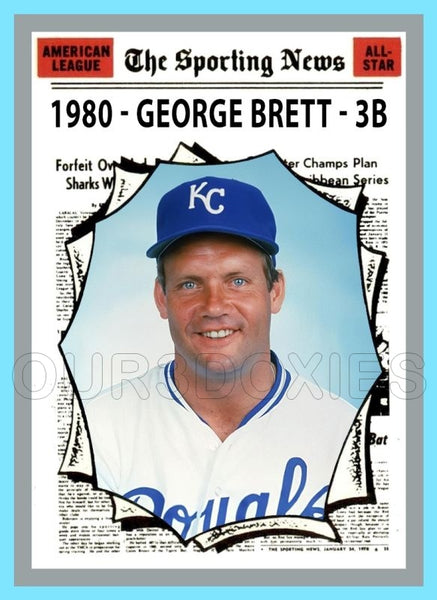 George Brett 1970 Topps AS Custom Card - 4554