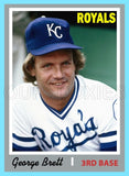 George Brett 1970 Topps Custom Card - 4553