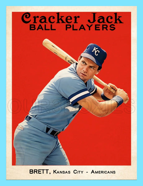 George Brett 1914 Cracker Jack Custom Card - 3651