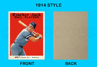 George Brett 1914 Cracker Jack Custom Card - 3651