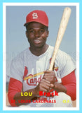 Lou Brock 1957 Topps Custom Card - 4083