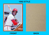 Lou Brock 1962 Topps Custom Card - 4287