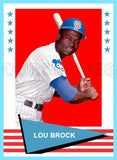 Lou Brock 1961 Fleer Custom Card - 4217