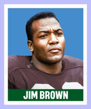 Jim Brown 1948 Leaf Custom Card - 3890