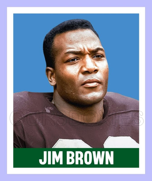 Jim Brown 1948 Leaf Custom Card - 3890