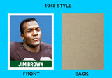 Jim Brown 1948 Leaf Custom Card - 3890