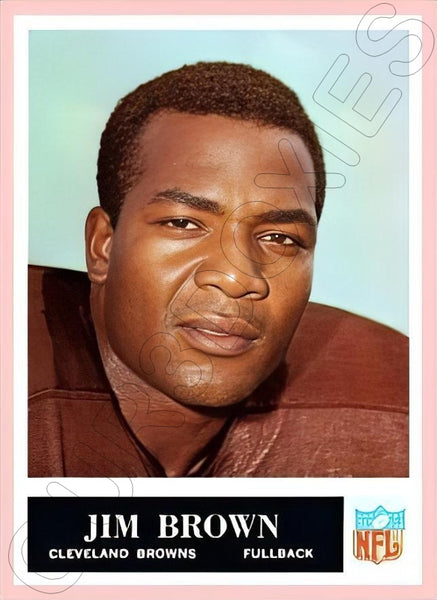 Jim Brown 1965 Philadelphia Football Reproduction Card - 4389