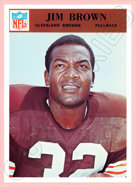 Jim Brown 1966 Philadelphia Football Reproduction Card - 4515