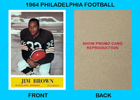 Jim Brown 1964 Philadelphia Football Reproduction Card - 4360