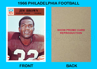 Jim Brown 1966 Philadelphia Football Reproduction Card - 4515