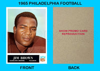 Jim Brown 1965 Philadelphia Football Reproduction Card - 4389