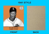 Willard Brown 1941 Goudey Custom Card - 3746