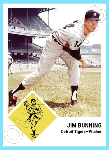 Jim Bunning 1963 Fleer Custom Card - 4315