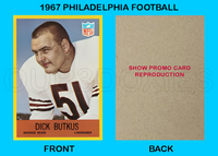 Dick Butkus 1967 Philadelphia Football Reproduction Card - 4519