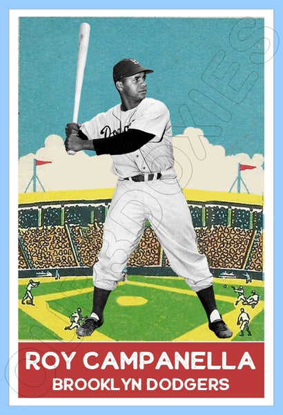 Roy Campanella 1933 DeLong Custom Card - 4620