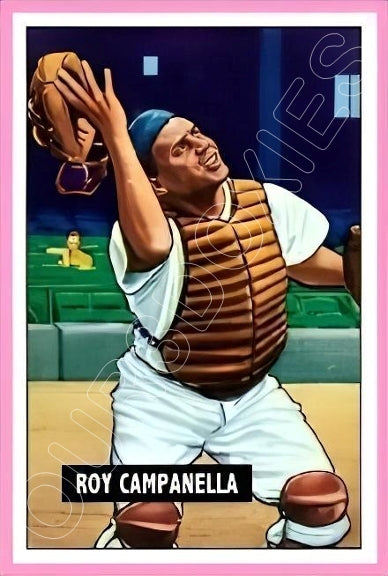 Roy Campanella 1951 Bowman Reproduction Card - 4010