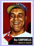 Roy Campanella 1953 Topps Reproduction Card - 4038