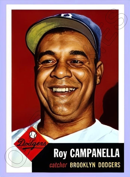 Roy Campanella 1953 Topps Reproduction Card - 4038