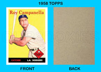 Roy Campanella 1958 Topps Custom Card - 4116