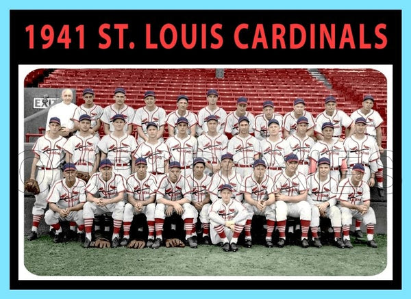 1941 St. Louis Cardinals 1971 Topps Custom Card - 4587
