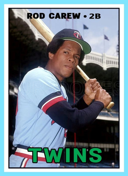 Rod Carew 1967 Topps Custom Card - 4465
