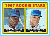 Rod Carew Tom Seaver 1967 Topps Custom Card - 4955