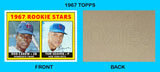 Rod Carew Tom Seaver 1967 Topps Custom Card - 4955
