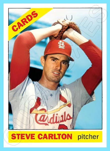 Steve Carlton 1966 Topps Custom Card - 4439