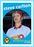 Steve Carlton 1959 Topps Custom Card - 4158