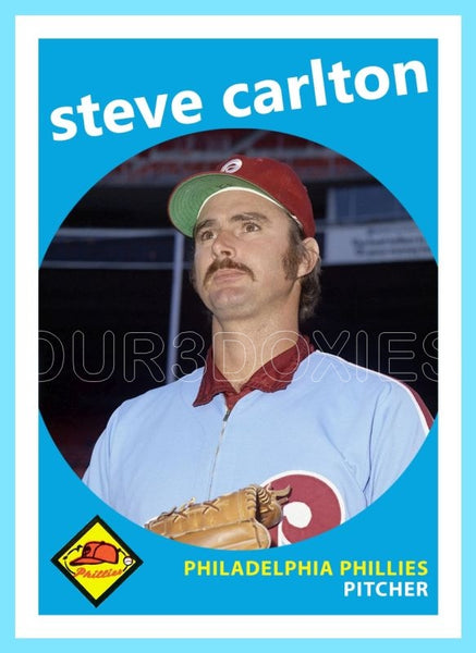 Steve Carlton 1959 Topps Custom Card - 4158