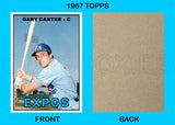 Gary Carter 1967 Topps Custom Card - 4466