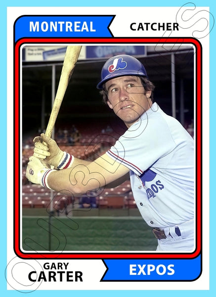 Gary Carter 1974 Topps Custom Card - 4806