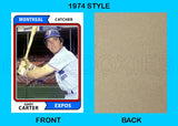 Gary Carter 1974 Topps Custom Card - 4806