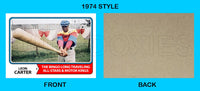 Leon Carter 1974 Topps Custom Card - 4805