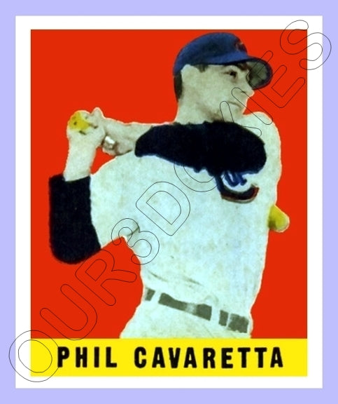 Phil Cavaretta 1948 Leaf Reproduction Card - 3857