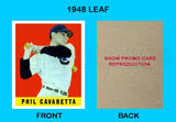 Phil Cavaretta 1948 Leaf Reproduction Card - 3857