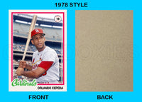 Orlando Cepeda 1978 Topps Custom Card - 4893