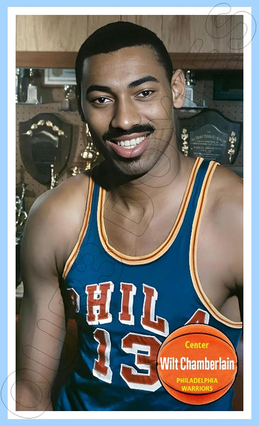 Wilt Chamberlain 1964 Topps Giants Custom Card - 4687