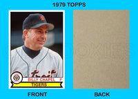 Billy Chapel 1979 Topps Custom Card - 4916