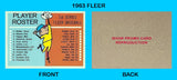 Checklist 1963 Fleer Reproduction Card - 4317