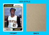 Roberto Clemente 1974 Topps Custom Card - 4807